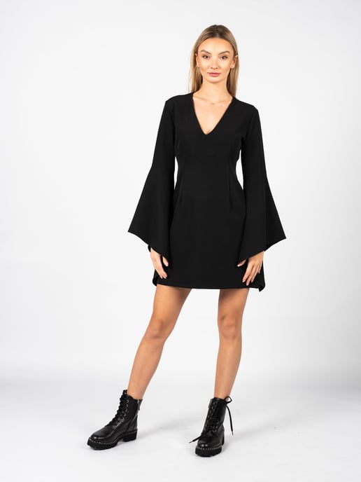 Vestido La Haine Inside Us LW608 Mujer Negro - Image 5