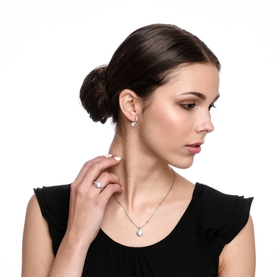 Orphelia 'Vera' Women's 925 Sterling Silver Chain with Pendant - Silver ZH-7231 - Image 4