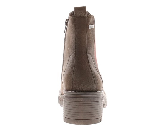 Jana Womens Ankle Boots Judey Slip On mocca
