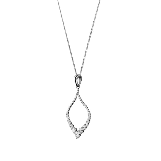 Orphelia 'Grace' Women's 925 Sterling Silver Chain with Pendant - Silver ZH-7493