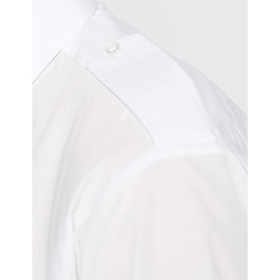 Premier Mens Short Sleeve Pilot Plain Work Shirt (White) - Image 4