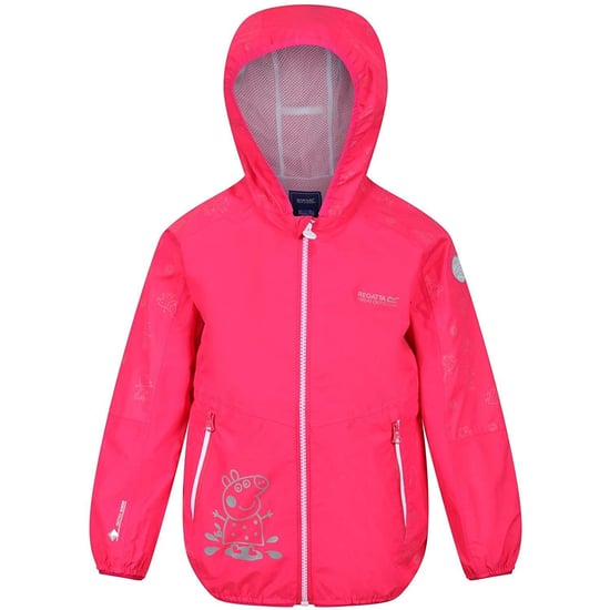 Regatta Childrens/Kids Waterproof Jacket (Bright Blush) - Image 1