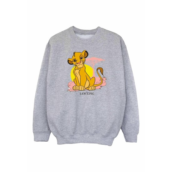 Disney Girls The Lion King Simba Pastel Sweatshirt (Sports Grey) - Image 1