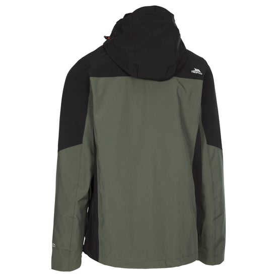 Trespass Mens Tappin Hooded Waterproof Jacket (Ivy) - Image 2