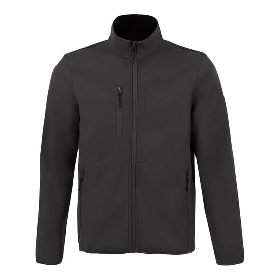SOLS Mens Radian Soft Shell Jacket (Charcoal) - Image 1