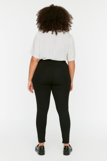 Trendyol Women's  High Waist Skinny Plus Size Thights - Image 5