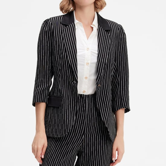 Bi-material Striped Jacket - Image 3