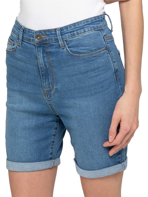 Enzo | Pantalones cortos vaqueros ajustados para mujer - Image 3