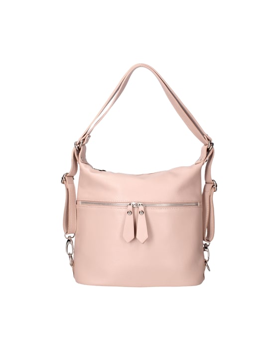 Viola Castellani Bolsa de hombro convertible en mochila Mujer LIGHT PINK - Image 1