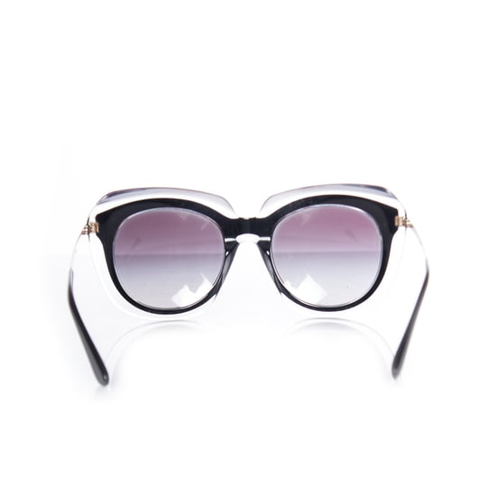 Oversized Black on transparent sunglasses - Image 3