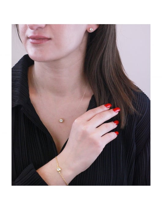 Conjunto Luna - Oro y Cristal - Image 2