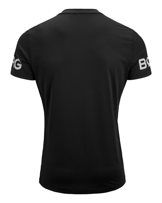 Björn Borg - Camiseta de manga corta de alto rendimiento para hombre - Negra - Image 2