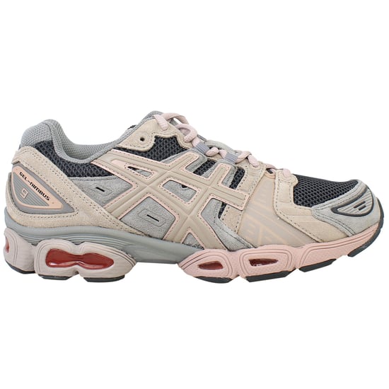 Asics Gel-Nimbus 9 Mens Grey Trainers - Image 1