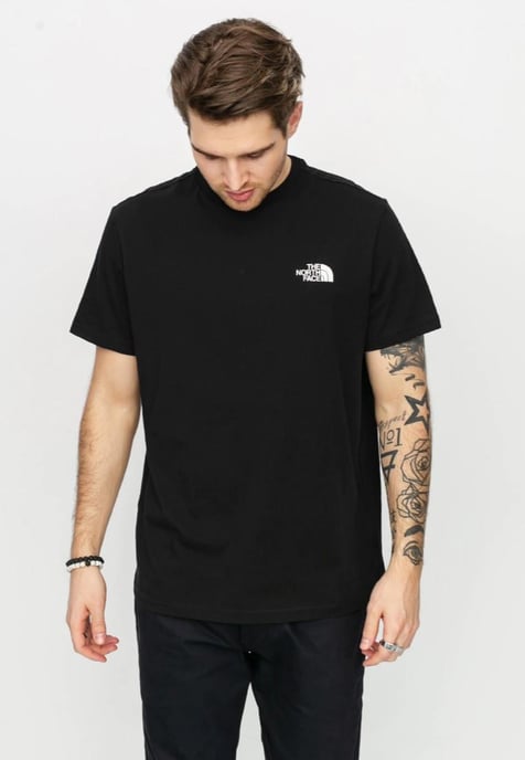 The North Face Hombre SS Simple Dome Camiseta Negra - Image 1