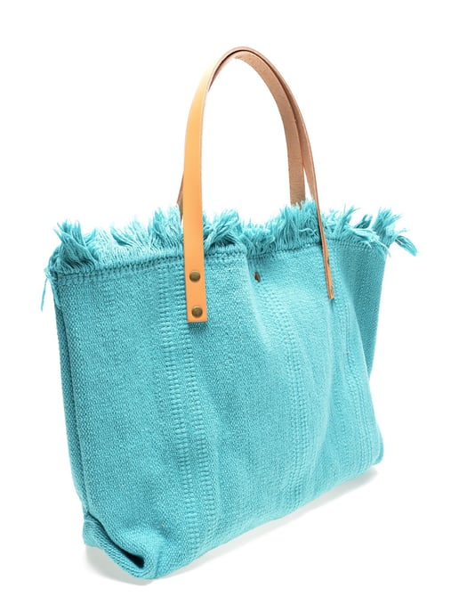 Renata Corsi SS22 RC 601T Turquoise Leather Bag - Image 2