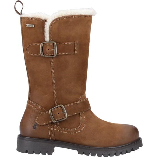 Hush Puppies Winnie Leather Women's Tan Boots - Image 5