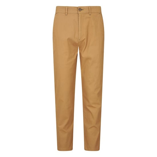 Mountain Warehouse Mens Woods Organic Cotton Chinos (Tan) - Image 1