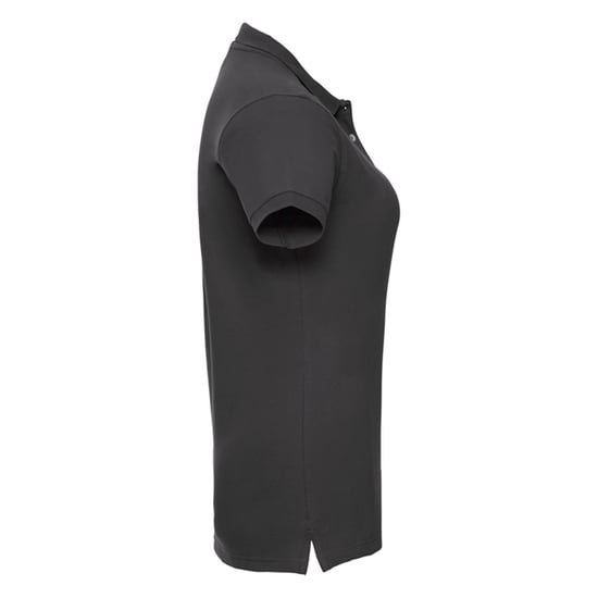 Russell Womens/Ladies Stretch Fitted Polo Shirt (Black) - Image 3