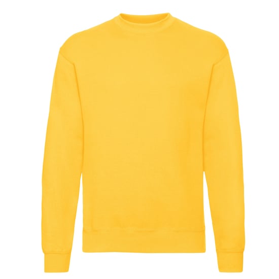Fruit Of The Loom Mens Classic Drop Shoulder Sweatshirt (Sunflower) - Image 1