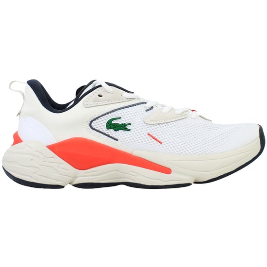 Lacoste Aceshot 0722 1 SMA Mens Off White Trainers - Image 1