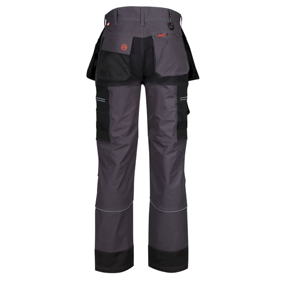 Regatta Mens Infiltrate Softshell Stretch Work Trousers (Iron/Black) - Image 2