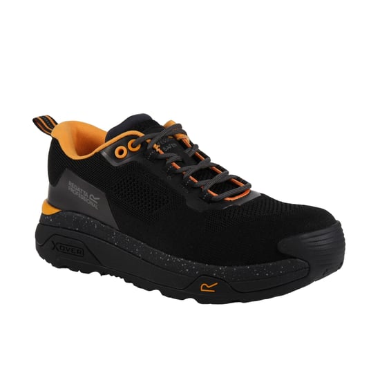 Regatta Mens Crossfort Safety Boots (Black/Gunmetal Grey) - Image 3