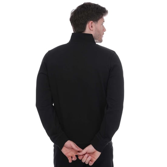 Men's One True Saxon Dixon 1/4 Zip Fleece in Black - Image 2