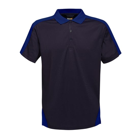 Regatta Mens Contrast Coolweave Polo Shirt (Navy/New Royal)