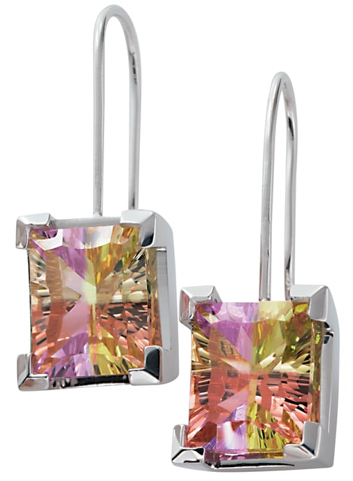 Orphelia Women's 925 Sterling Silver Drop Earrings - Silver CC-46 - Image 1