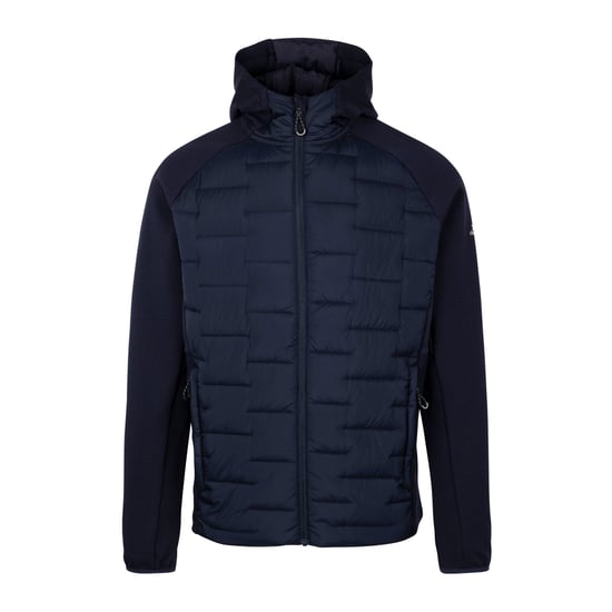 Trespass Mens Heber Hybrid Hoodie (Navy) - Image 1