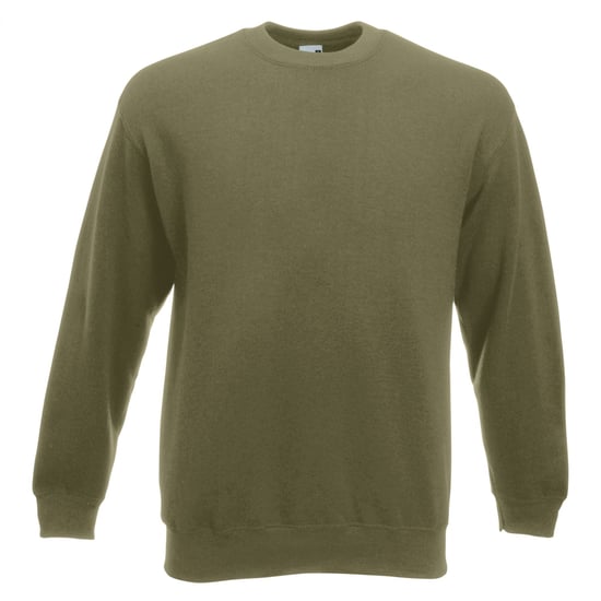 Fruit Of The Loom Unisex Premium 70/30 Set-In Sweatshirt (Classic Olive) - Image 1