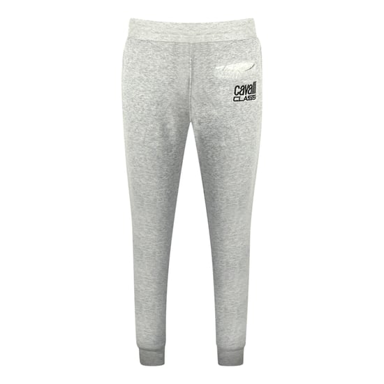 Pantalones de sudadera grises con logo impreso Cavalli Class - Image 2