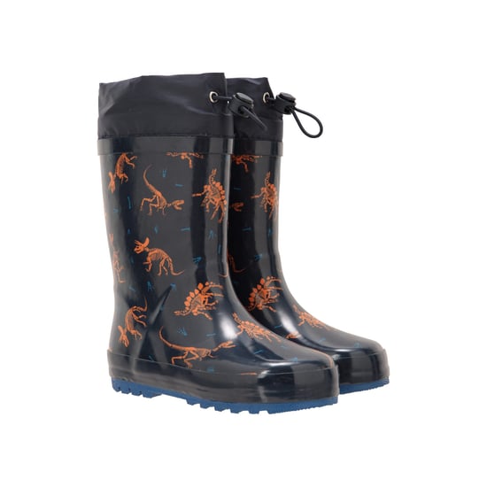 Mountain Warehouse Childrens/Kids Dinosaur Skeleton Wellington Boots (Teal)