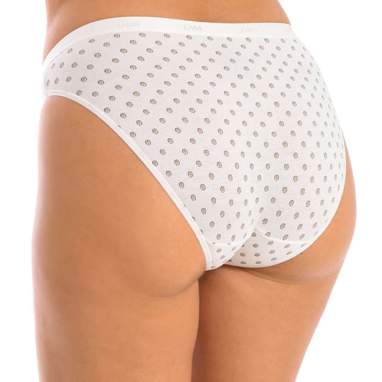 Pack-3 Panties Slips Coton Strech D4C17 woman