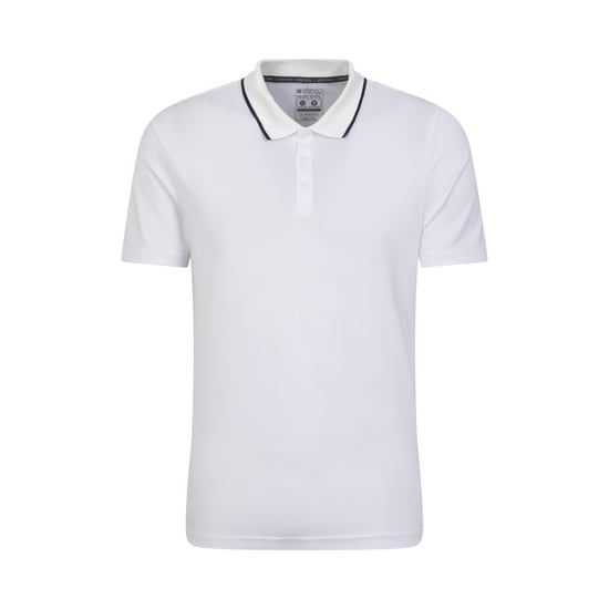 Mountain Warehouse Mens Tournament IsoCool Polo Shirt (White) - Image 1