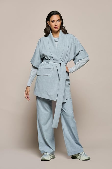 Roseline Blazer Lichtgrijs - Image 1