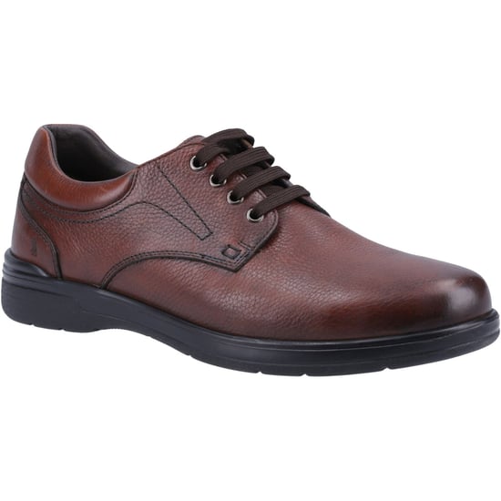 Hush Puppies Marco Leather Men's Brown Lace-Up Shoes - Image 1