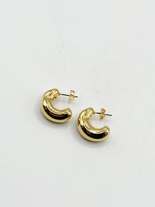 Chunky Half Hoop Earrings