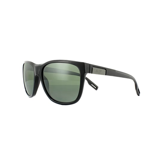 Maui Jim Square Unisex Gloss Black Neutral Grey Sunglasses - Image 2