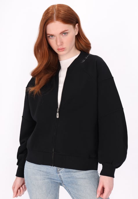 Dreimaster Sweat-jacket women black - Image 3