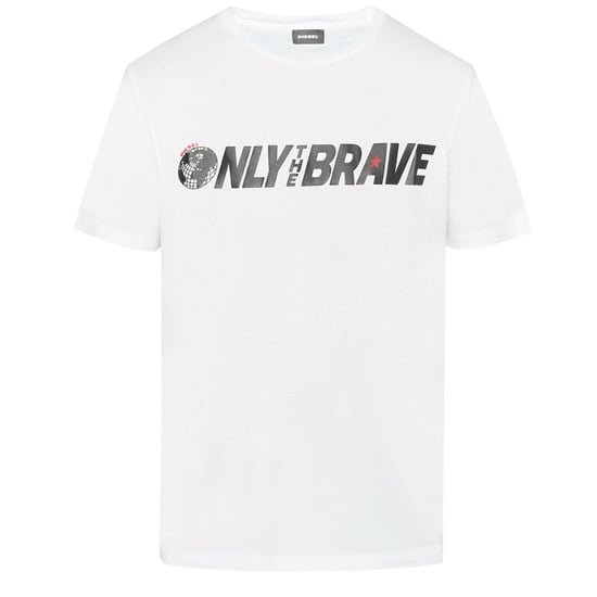 Diesel T-Just-SV Solo Los Valientes Logo Camiseta Blanca - Image 1