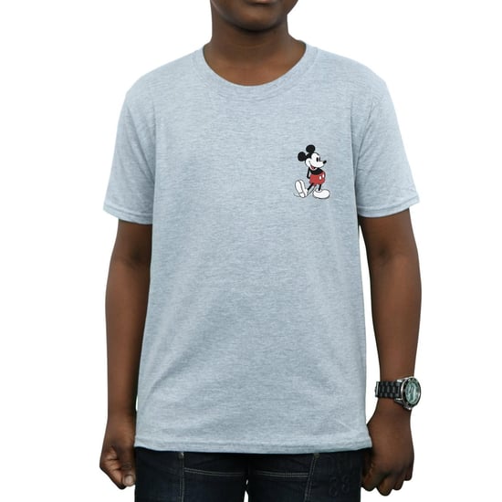 Disney Boys Mickey Mouse Kickin Retro Chest T-Shirt (Sports Grey) - Image 3
