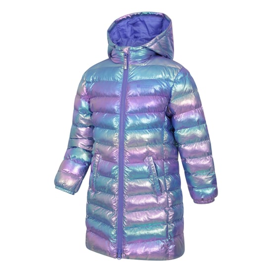 Mountain Warehouse Childrens/Kids Florence Longline Padded Jacket (Iridescent) - Image 4