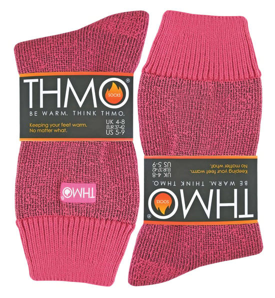 THMO - 1 Pair Ladies Thick Fleece Lined Warm Thermal Socks for Winter - Image 2