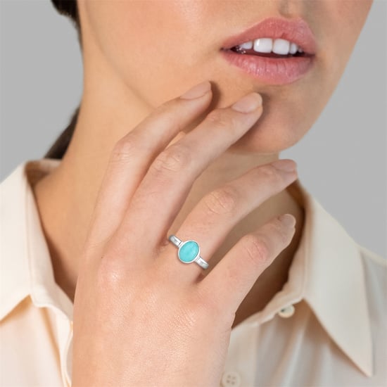 Khushi Female Sterling Silver Ring