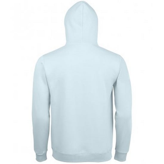 SOLS Unisex Adults Spencer Hooded Sweatshirt (Creamy Blue) - Image 2