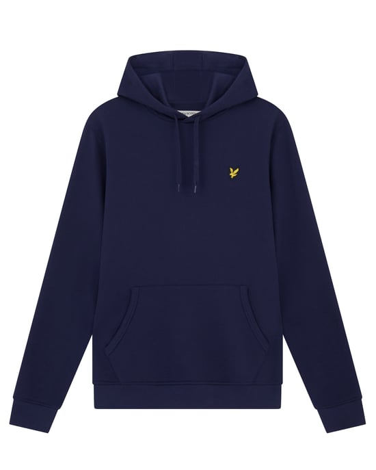 Lyle & Scott Pullover Hoodie Plus in Navy - Image 1
