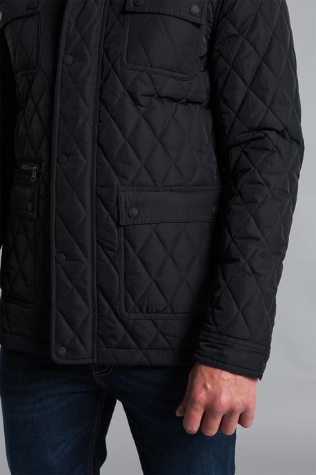 Black Diamond Quilted Jacket