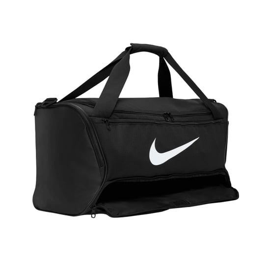 Nike Brasilia Swoosh Training 60L Duffle Bag (Black/White) - Image 4