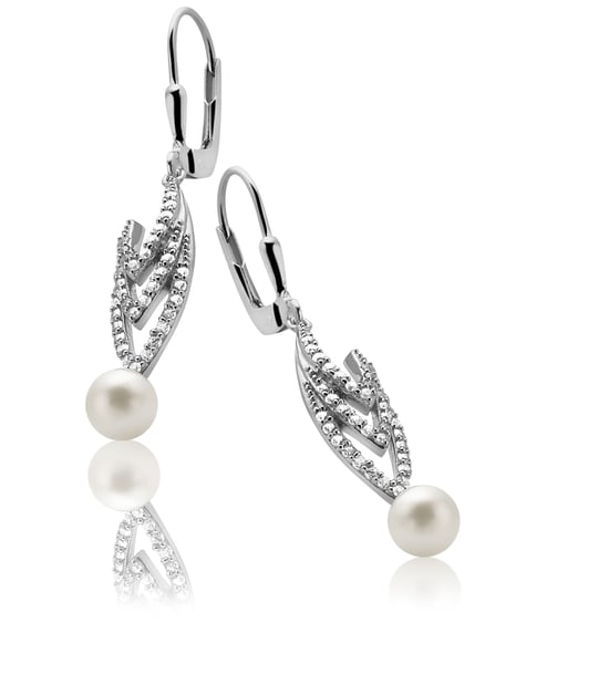 Orphelia Women's 925 Sterling Silver Set: Chain-Pendant + Earrings - Silver SET-5173 - Image 4